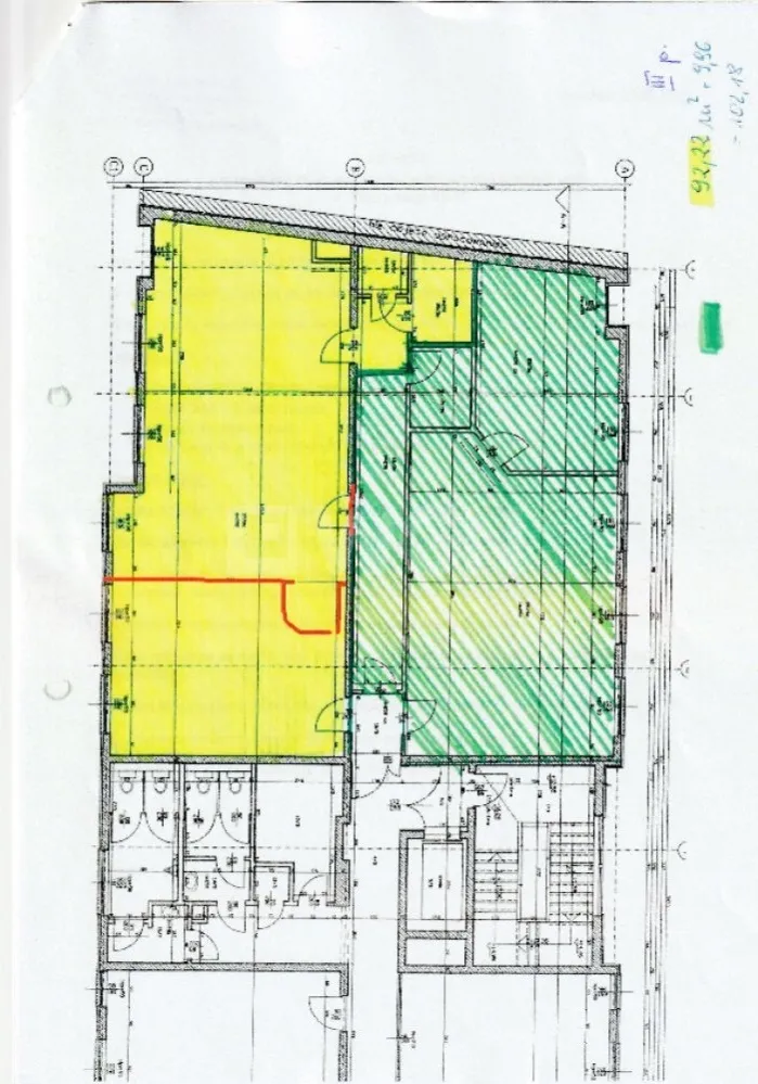 Lokal biurowy na  wynajem Wrocław - Do wynajęcia powierzchnia biurowa 92,22 m2 w centrum Wrocławia, ul. Piłsudskiego.