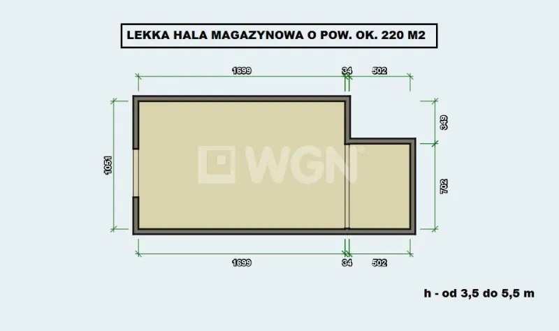 Obiekt magazynowy na  wynajem Chrzanów - Chrzanów, magazyn na wynajem
